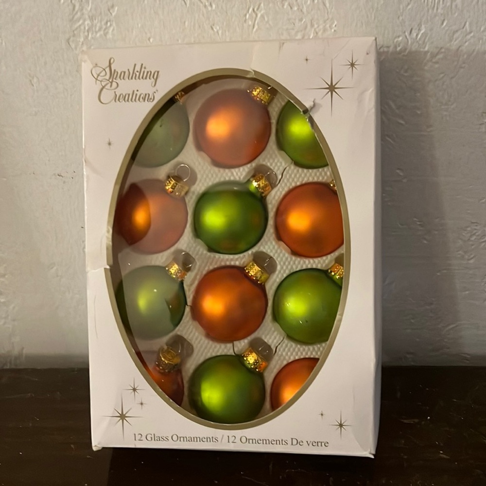 Sparkling creations Christmas ornaments